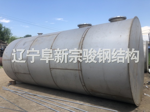 臥式白鋼儲罐，大型防腐化工儲罐